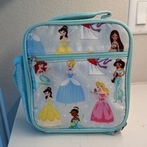 Pottery Barn Disney Princess Mackenzie Aqua Lunch Tote